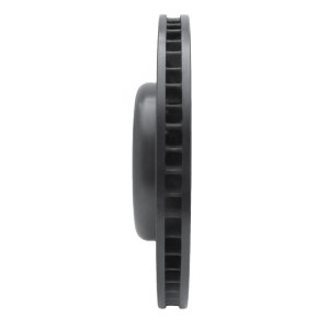 BMW 550I GT Brake Rotor (1) - Right Front - R1 Concepts - Drilled & Slotted - Black - `09-`17
